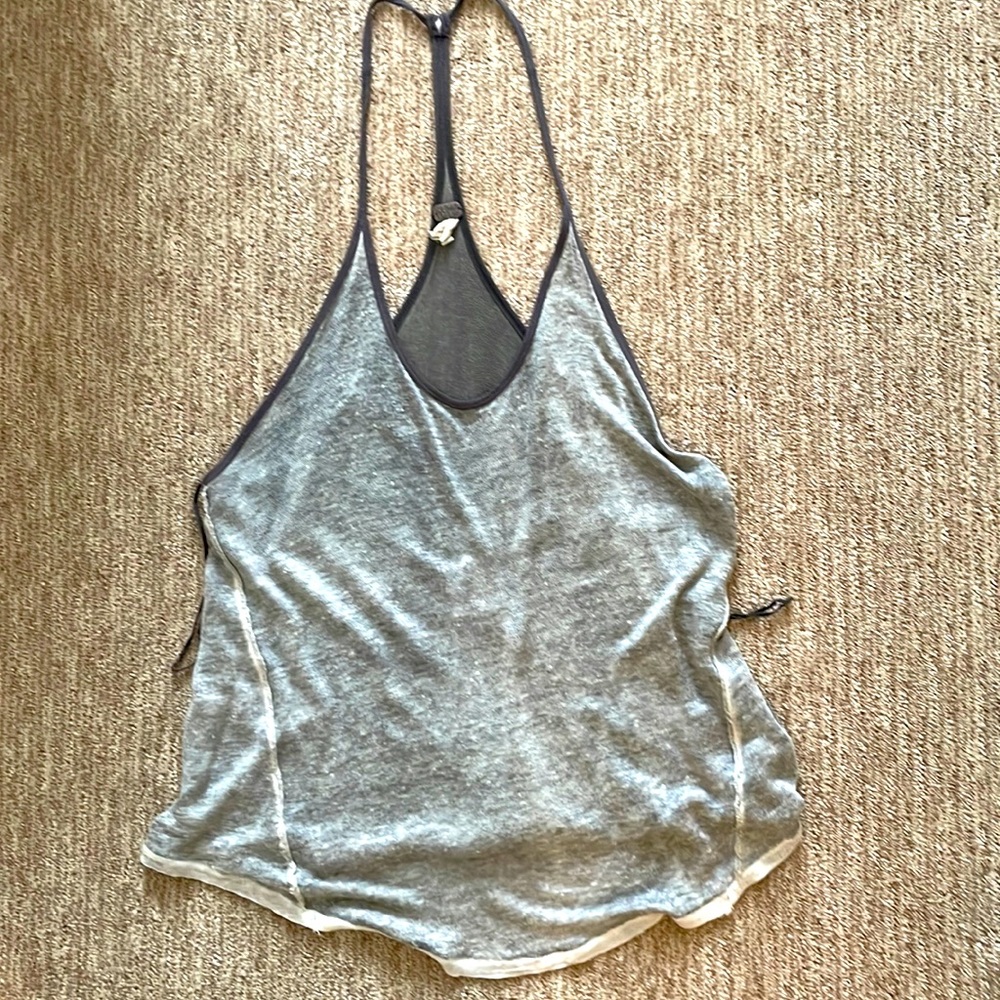 We the Free/ Free People linen blend tank